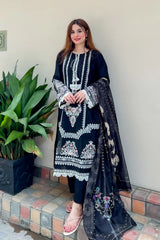 Winter Cotton 3 piece Stitched