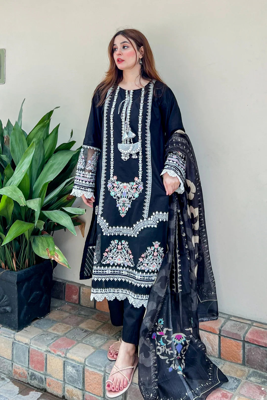 Winter Cotton 3 piece Stitched