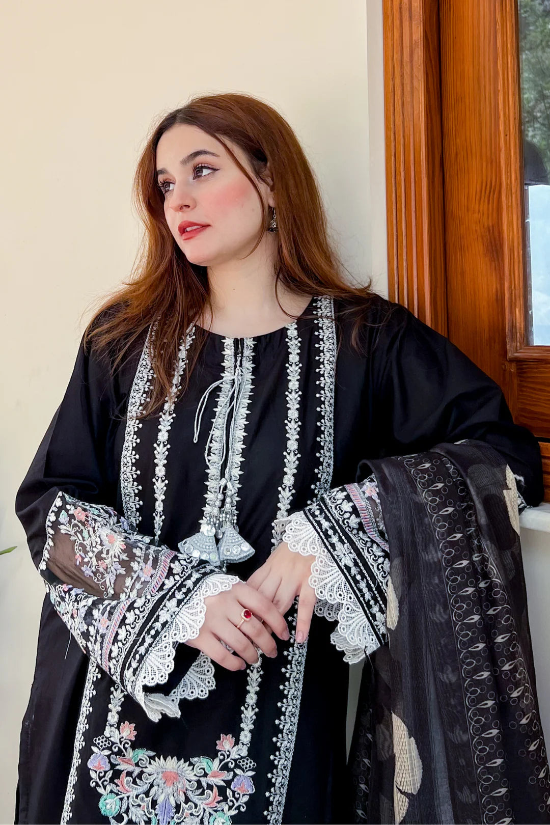 Winter Cotton 3 piece Stitched