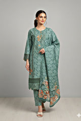 Winter Cotton 3 piece Stitched